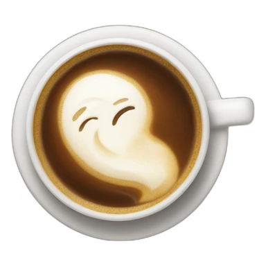 Coffee with wiped cream  sticker