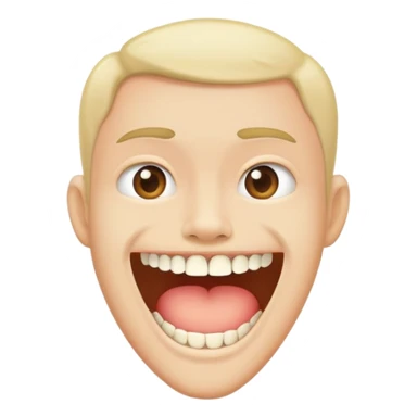 Missing bottom tooth sticker