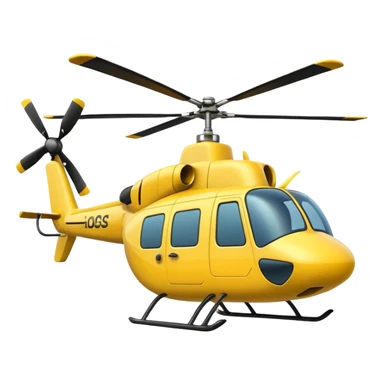 goofy helicopter with a silly face sticker