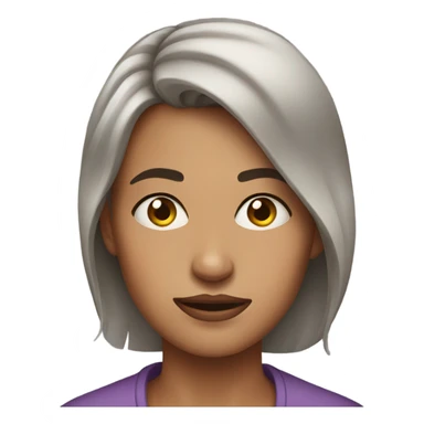 Woman rolling her eyes sticker