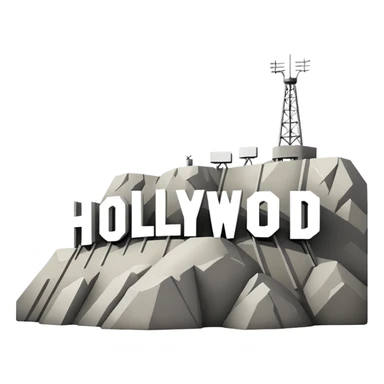 Hollywood Sign sticker