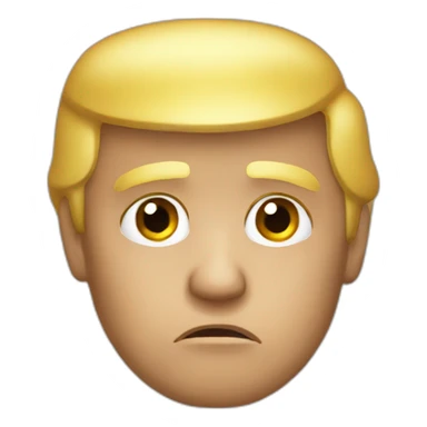 sad Donald trump sticker