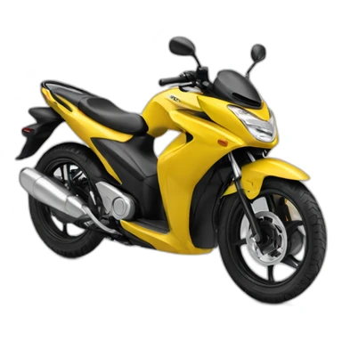 Yellow honda beat sticker