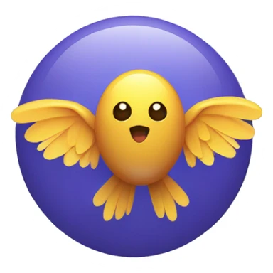 Sphère avec des ailes sticker