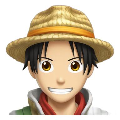 Luffy avec nami  sticker