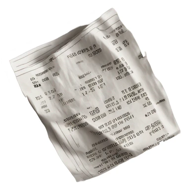 taking picture of a receipt sticker