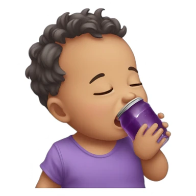 Baby crying over not getting purple juice sticker