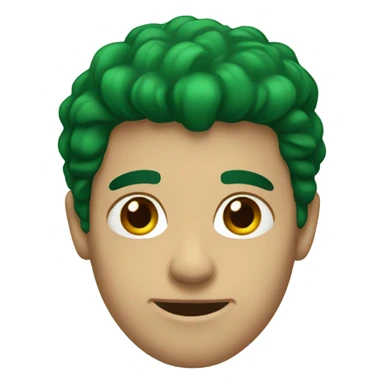 dark green hart sticker