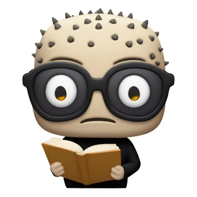 pinhead reading sticker