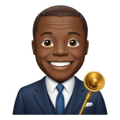 Louis Armstrong sticker