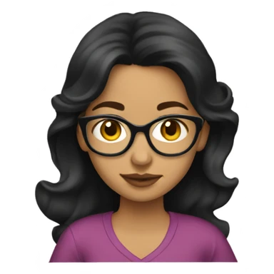 Sofia Veronica Gonzalez working on a laptop sticker