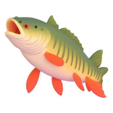 pike fish sticker