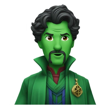 green doctor strange sticker