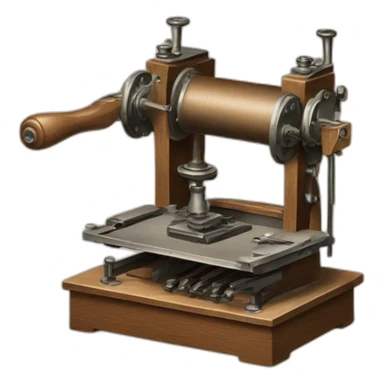 telegraph printing sticker