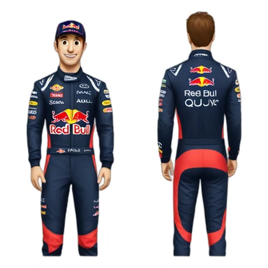 Red bull racing sticker