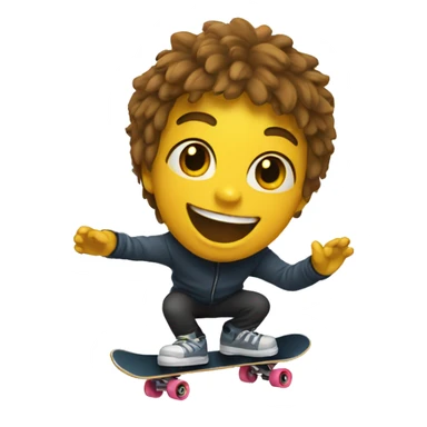 Chat qui fait du skate sticker