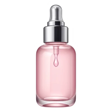 Soft pink Luxury skincare bottle sticker