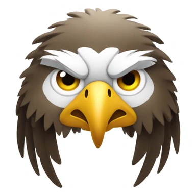 Eagle with football sticker