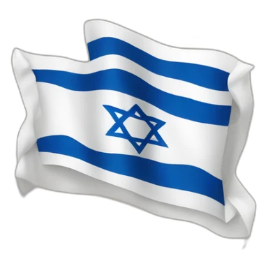 Israel flag and dove of peace sticker