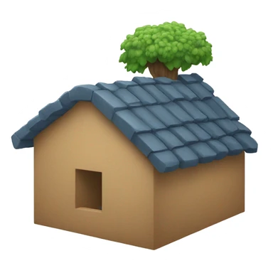 caixa quadrada com fios de cabelo em cima sticker