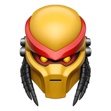 predator helmet sticker