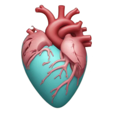 anatomie du coeur sticker