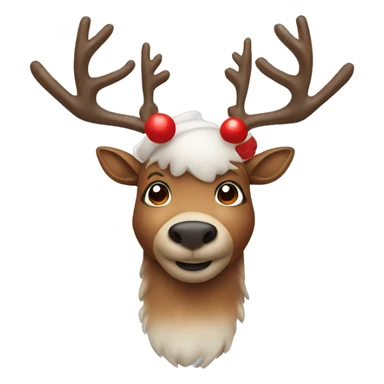 Christmas reindeer  sticker