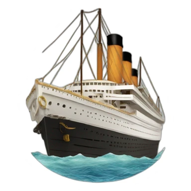 Titanic Ship sticker