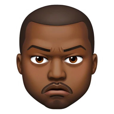 Kanye being mad sticker