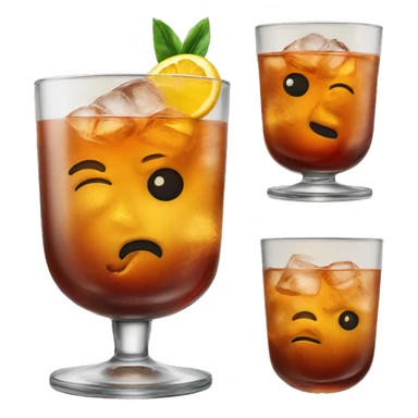 Old fashioned cocktail sticker