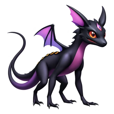 Salandit-Noibat-Noivern-Umbreon-Hybrid (Full body) sticker