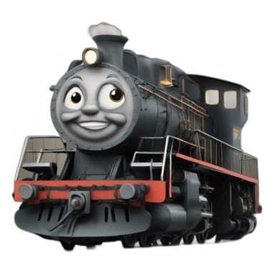 locomotive-with-steam sticker