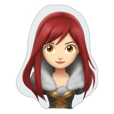Erza scarlett sticker