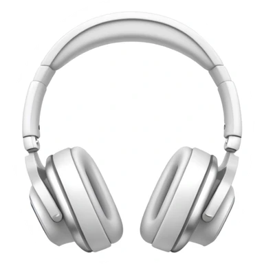white headphones  sticker