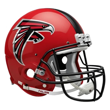 Atlanta Falcons Helmet wit logo sticker