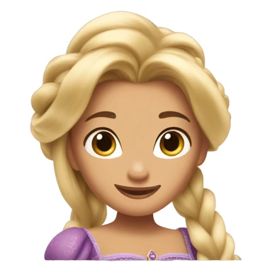 Rapunzel Disney princess sticker