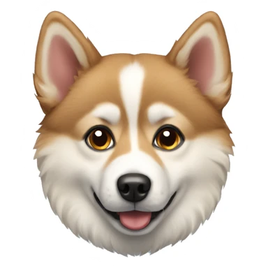 dog pomsky sticker