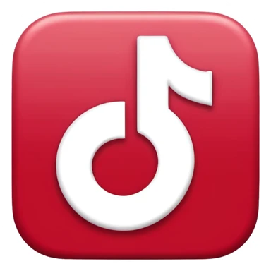 Tik tok logo sticker