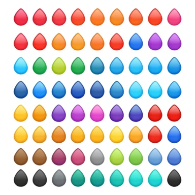 color palette sticker