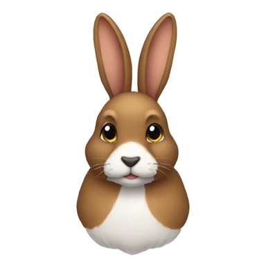 conejo negro sticker