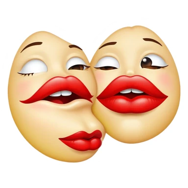 Kisses sticker