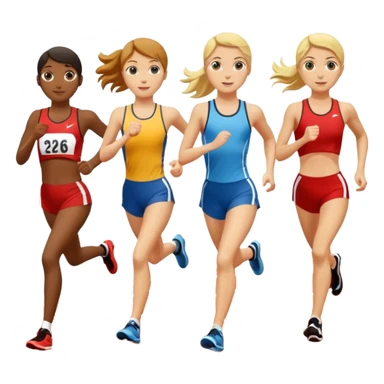 Una pista de atletismo sticker