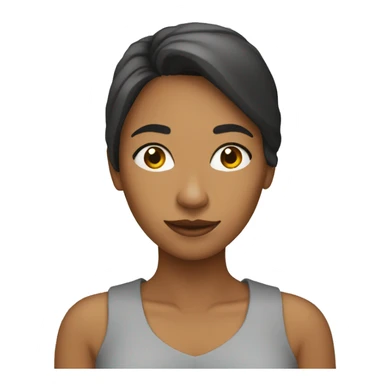 mulher rezando sticker