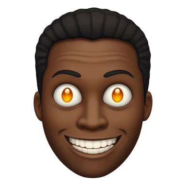 Creepy black guy sticker