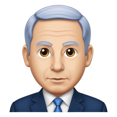 benjamin netanyahu full high  sticker