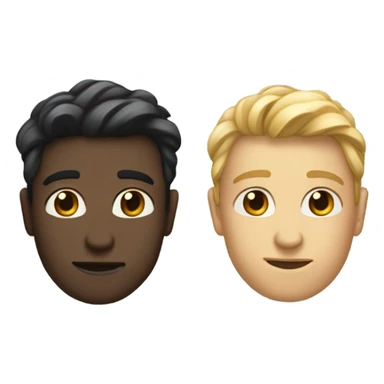 Two best friends one shorter than other, taller one in light aesthetics whereas shorter one in dark aesthetics  sticker