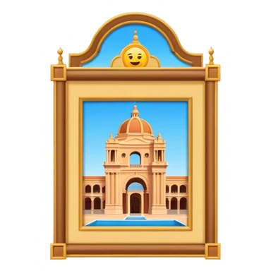 Cinematic Realistic Plaza de España Emoji  sticker