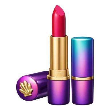 Ysl lipstick with colorful shells  sticker