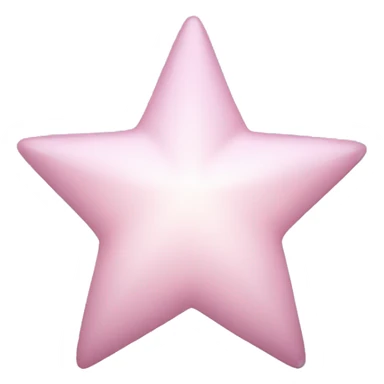 Light pink star detailed sticker