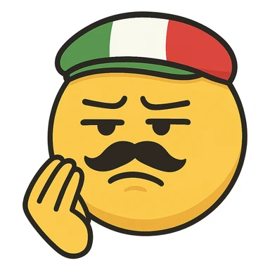 Italian meme emoji style 1 sticker